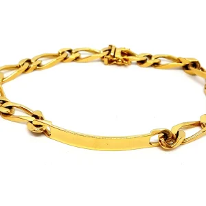 Bracelet Gourmette Or jaune