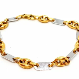 Bracelet Grain de café Or jaune