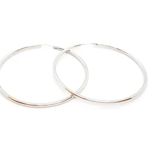 Boucles d'oreilles Créoles Or blanc