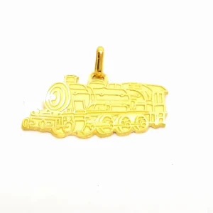 Pendentif Locomotive Or jaune