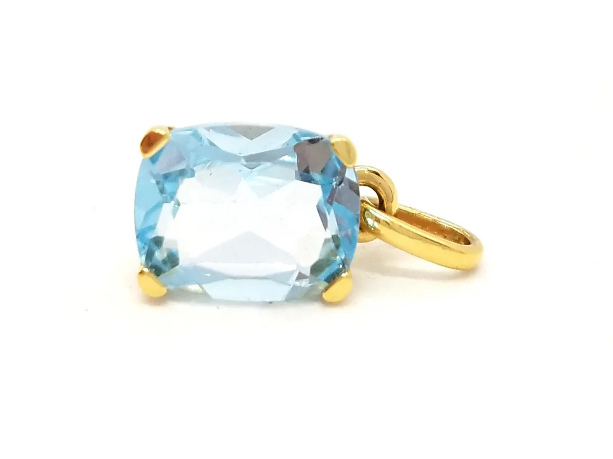 Pendentif Or jaune Topaze