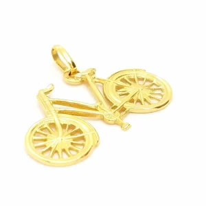 Pendentif Bicyclette Or jaune