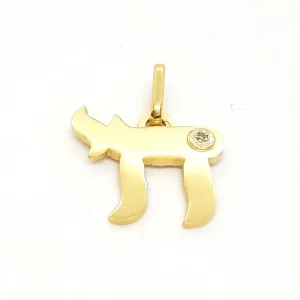 Pendentif Religieux Or jaune Diamant