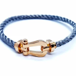 Fred Bracelet Force 10 Or rose, Acier