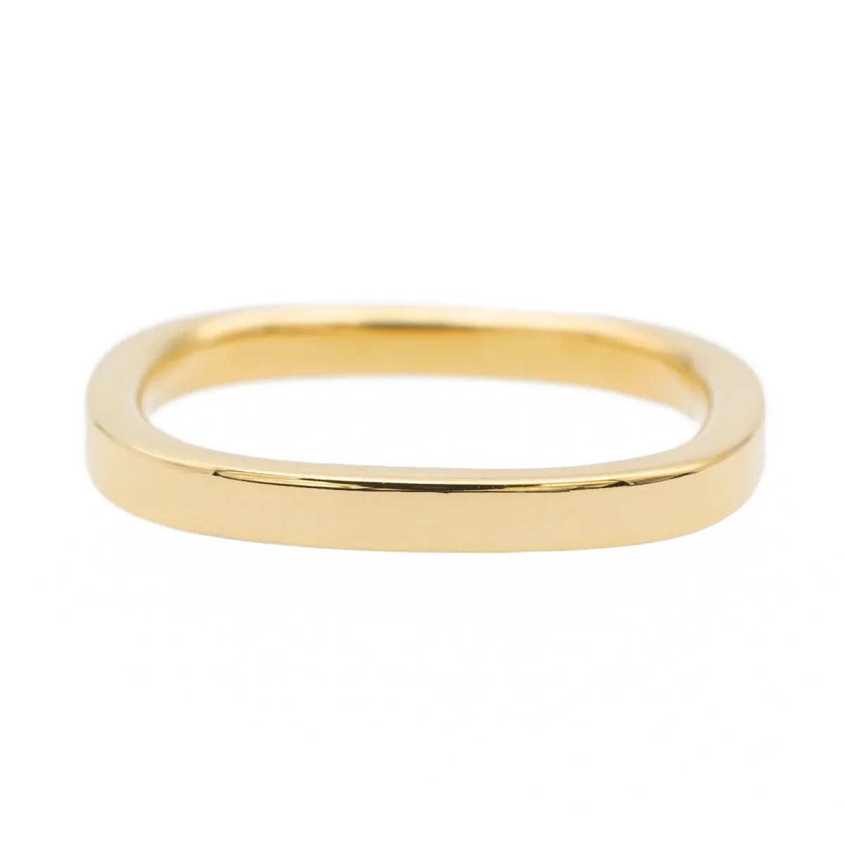 Dinh van Bague Alliance Alliance carrée Or jaune – Image 2