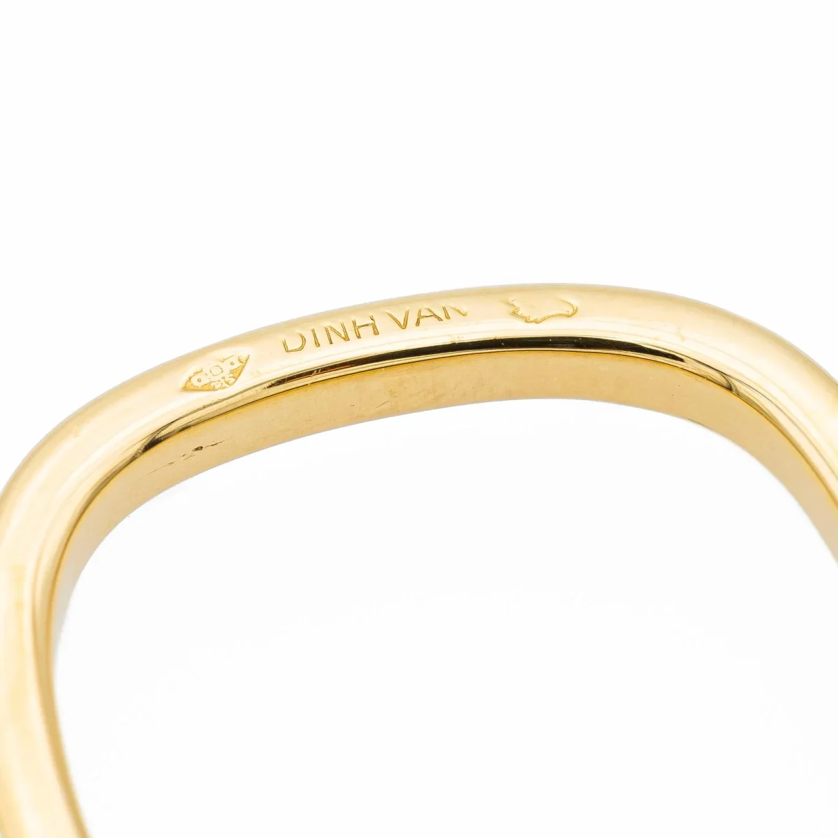 Dinh van Bague Alliance Alliance carrée Or jaune – Image 8