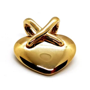 Chaumet Pendentif Coeur Coeur lien Or jaune