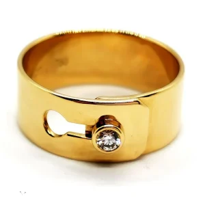 Dinh van Bague Serrure Or jaune Diamant