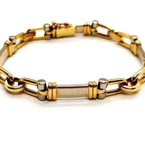 Bracelet Or jaune, Or blanc