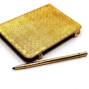 Accessoire Stylo Or jaune