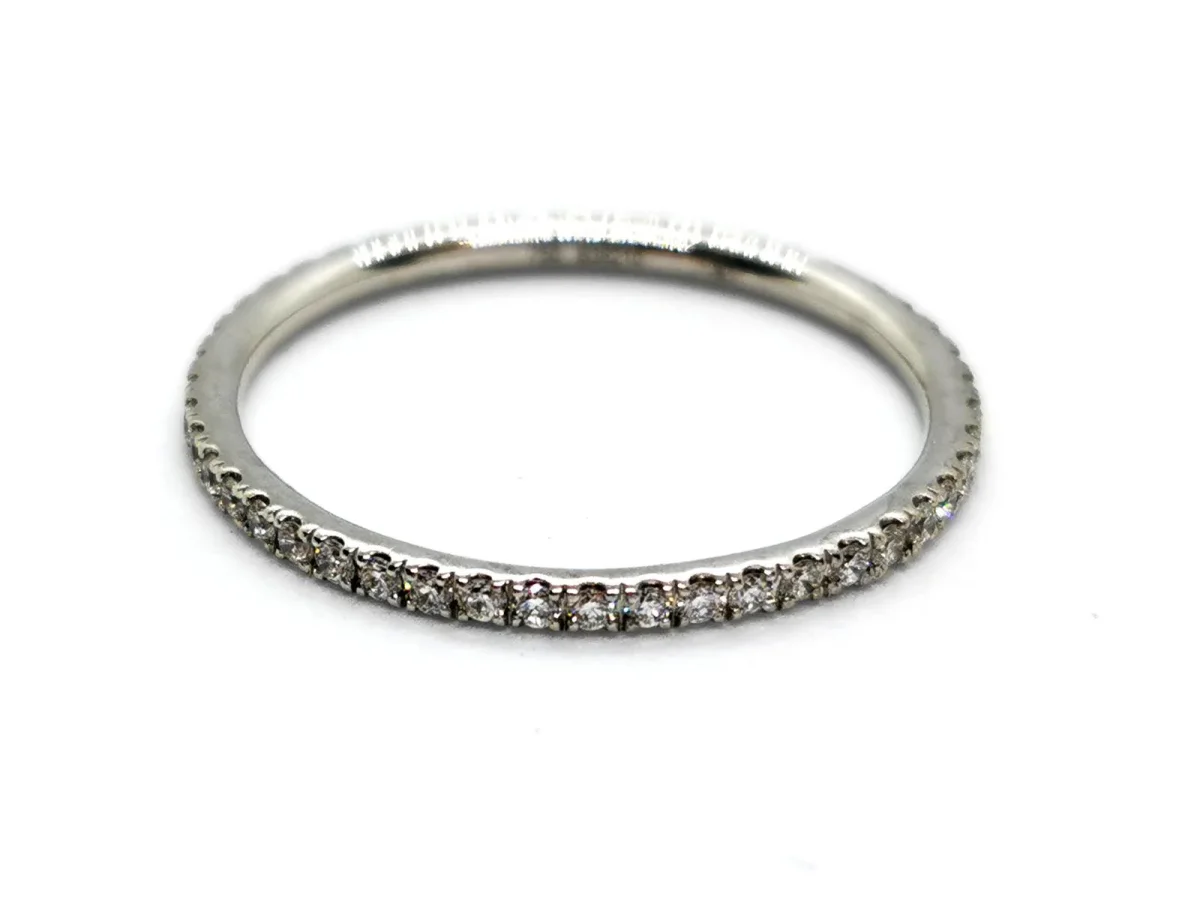 Messika Bague Alliance Gatsby Or blanc Diamant