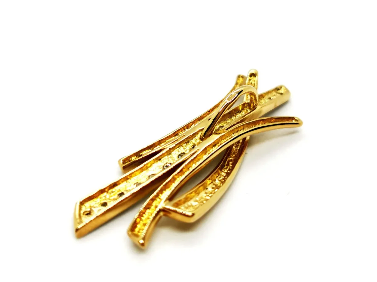 Pendentif Or jaune, Or blanc Diamant – Image 5