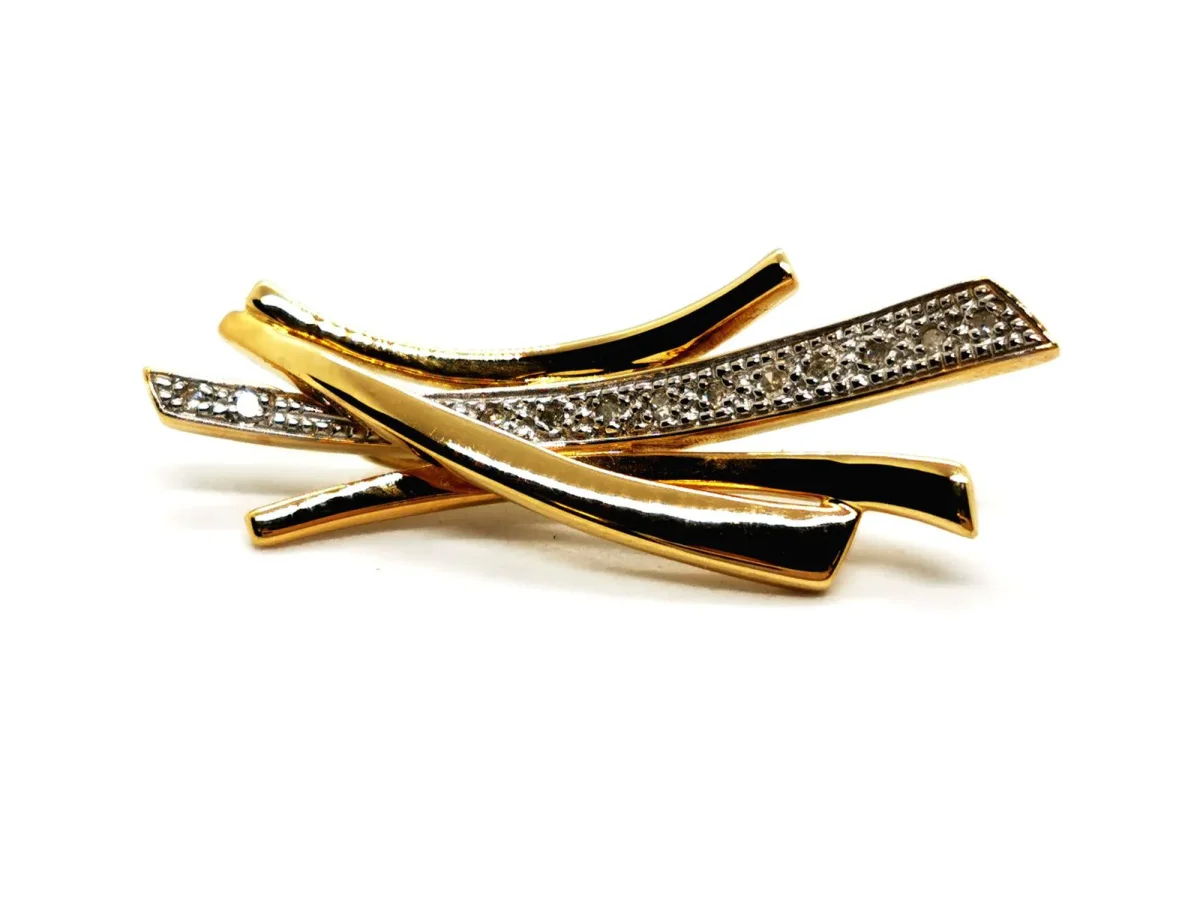 Pendentif Or jaune, Or blanc Diamant – Image 6