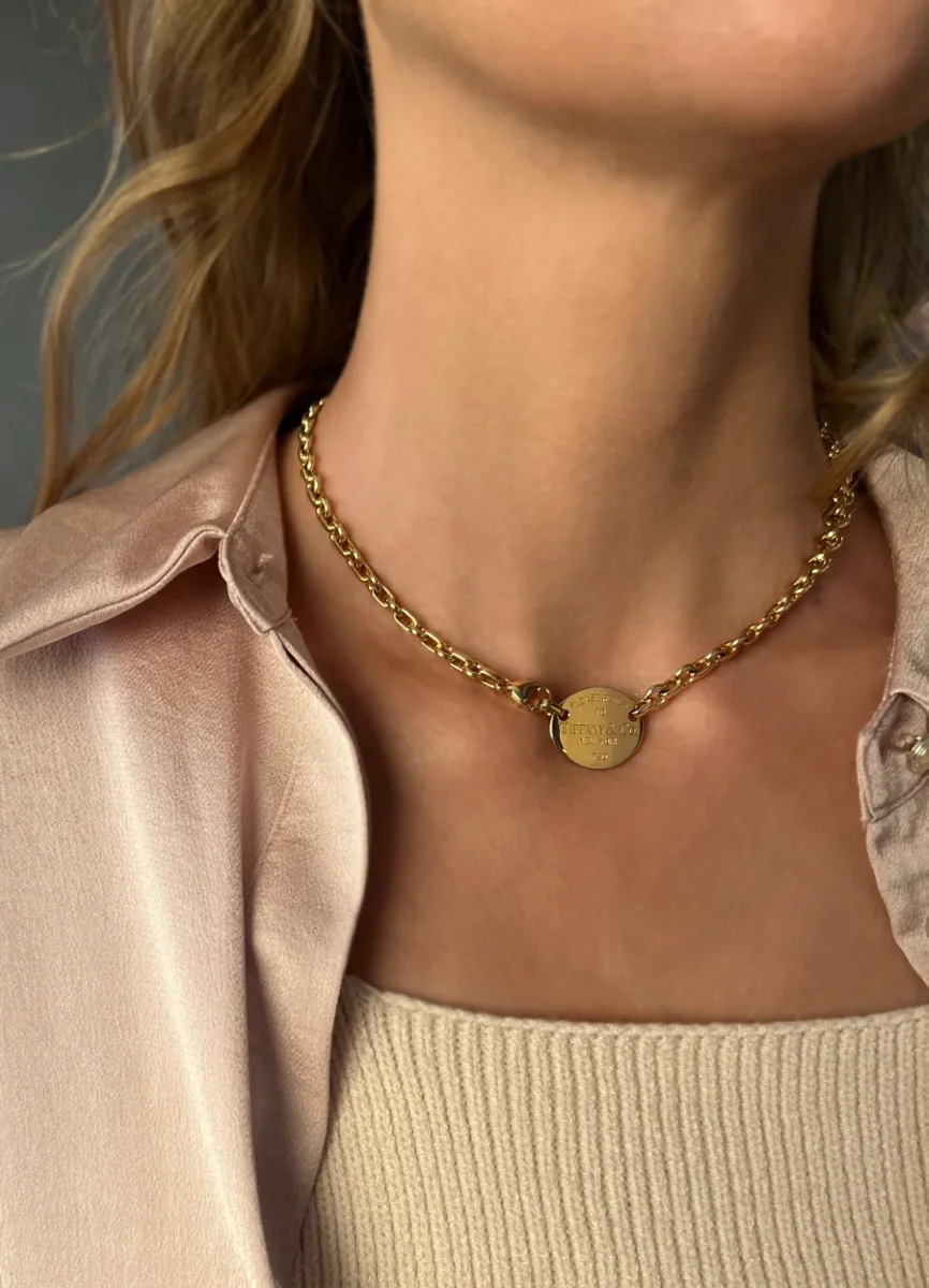 Tiffany & co Collier Ras de cou Return to tiffany Or jaune – Image 3