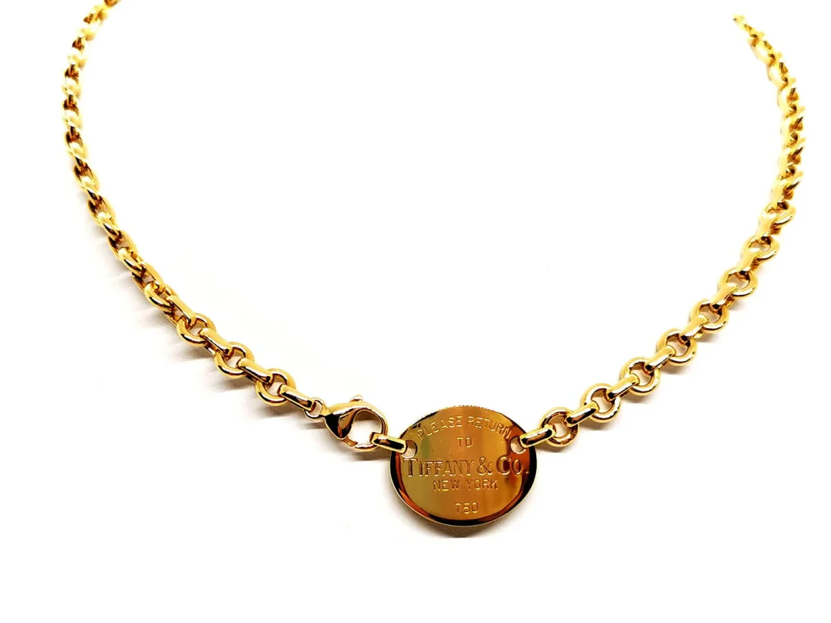 Tiffany & co Collier Ras de cou Return to tiffany Or jaune – Image 4
