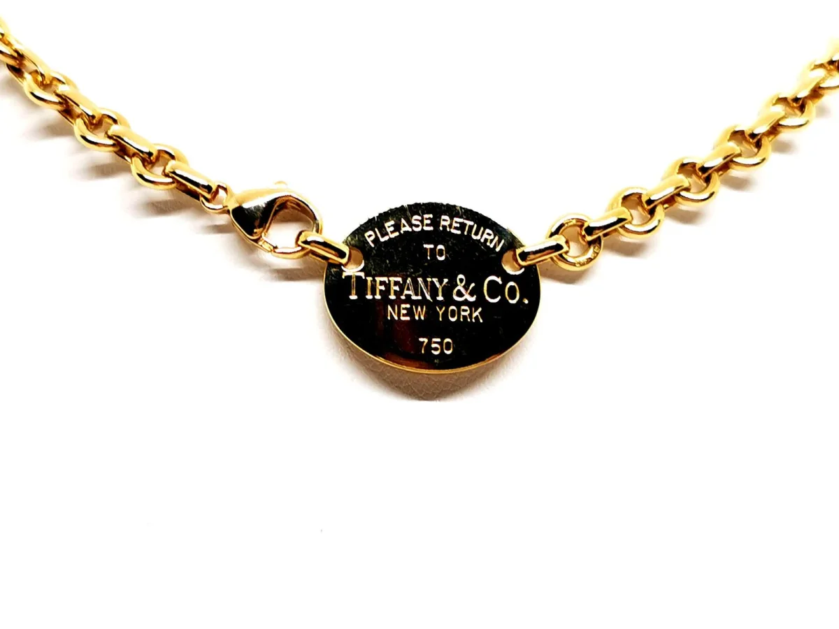 Tiffany & co Collier Ras de cou Return to tiffany Or jaune – Image 7