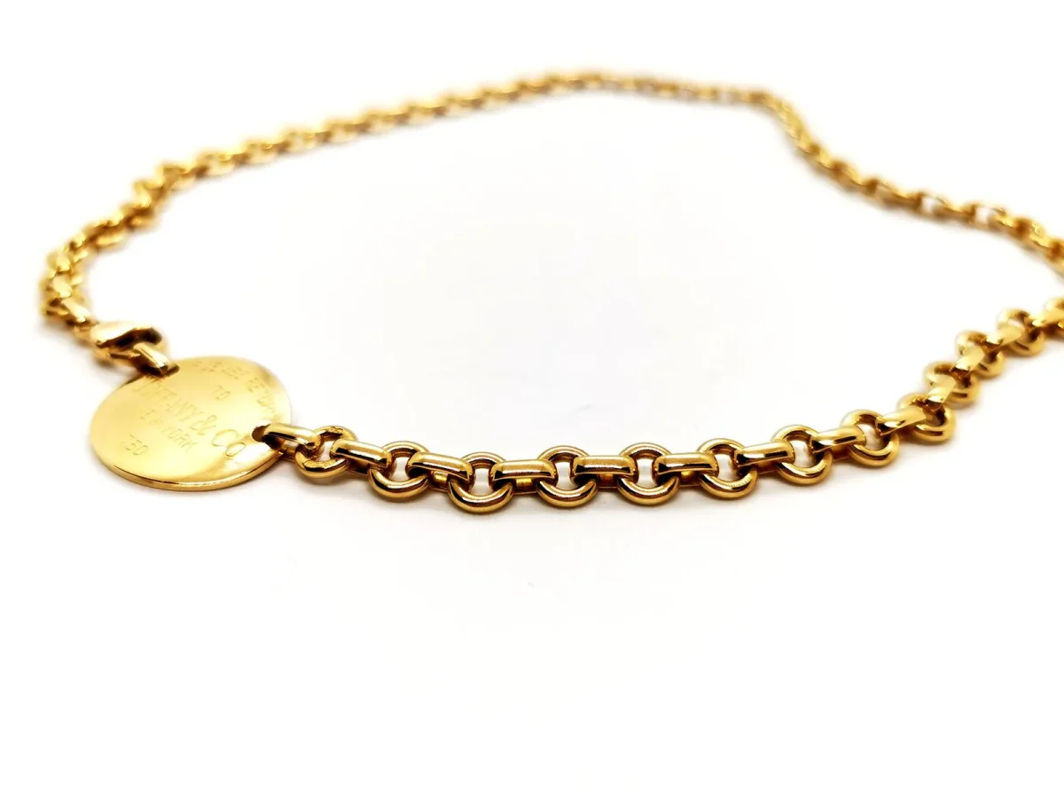 Tiffany & co Collier Ras de cou Return to tiffany Or jaune – Image 8