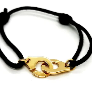 Dinh van Bracelet Cordon Menottes Or jaune