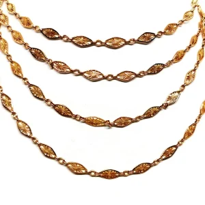 Collier Sautoir Or rose