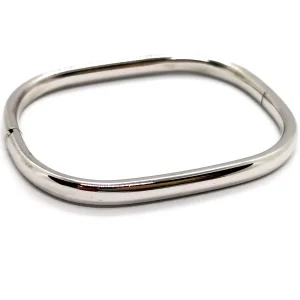 Bracelet Jonc Or blanc