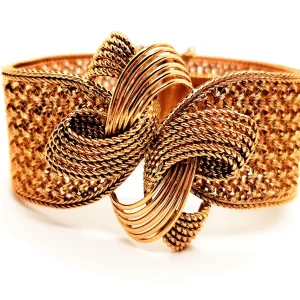 Bracelet Manchette Or jaune