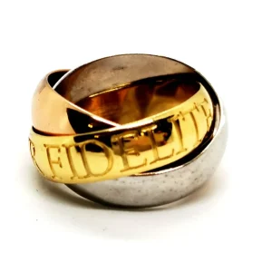 Cartier Bague Trinity Or rose, Or jaune, Or blanc