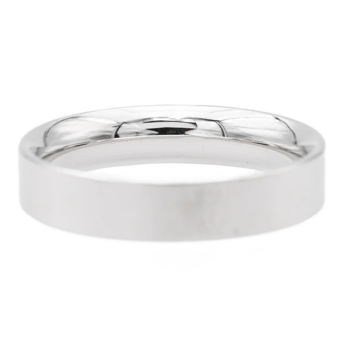 Bague Alliance Or blanc – Image 4