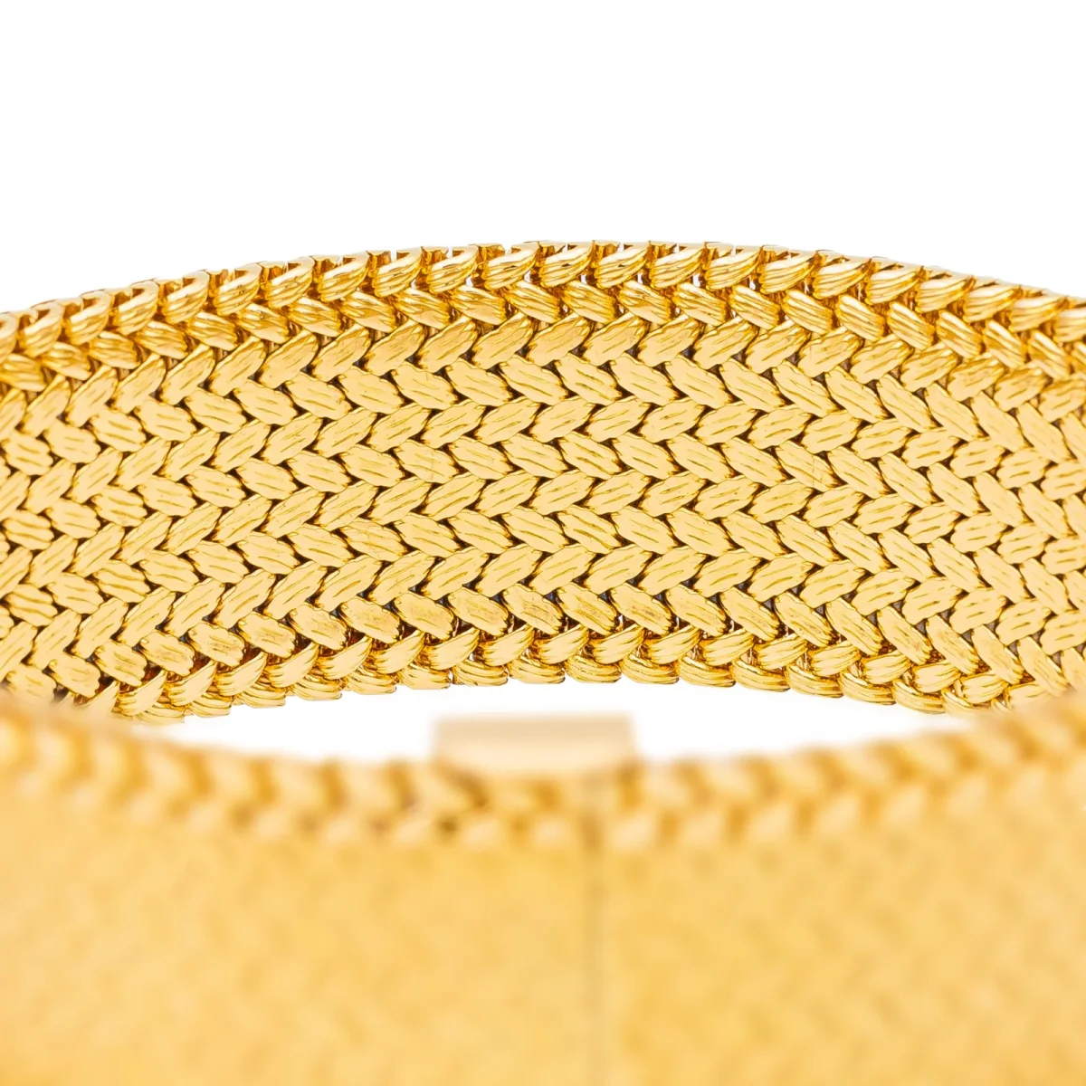 Gay frères Bracelet Manchette Or jaune – Image 6