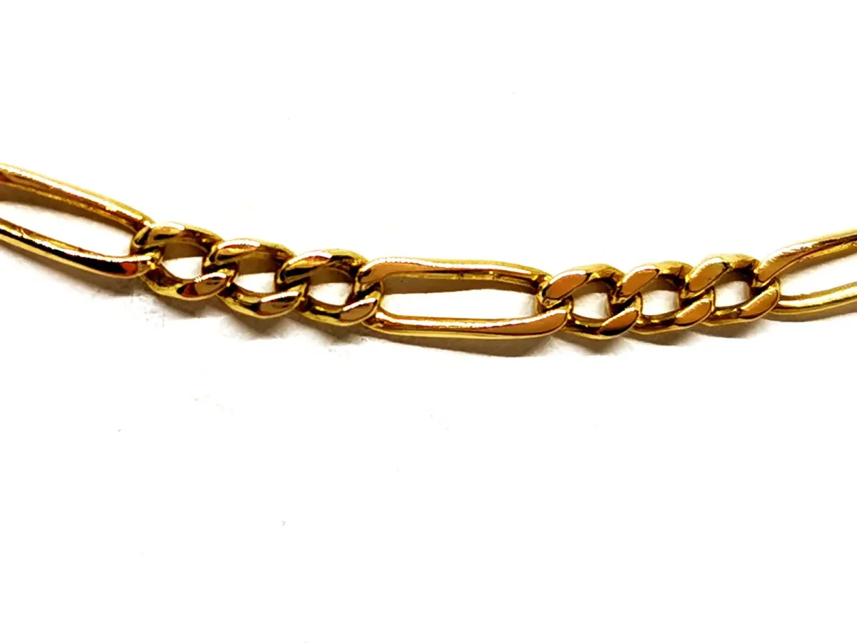 Collier Maille figaro Or jaune – Image 3