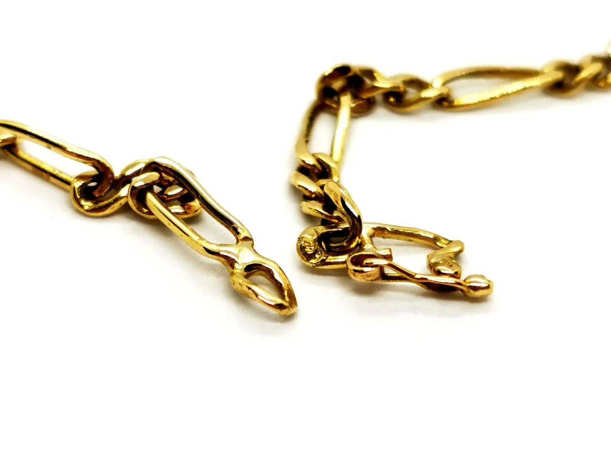 Collier Maille figaro Or jaune – Image 7