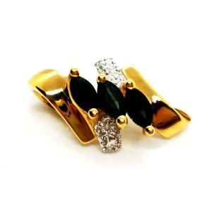 Pendentif Pendentif Or jaune Saphir