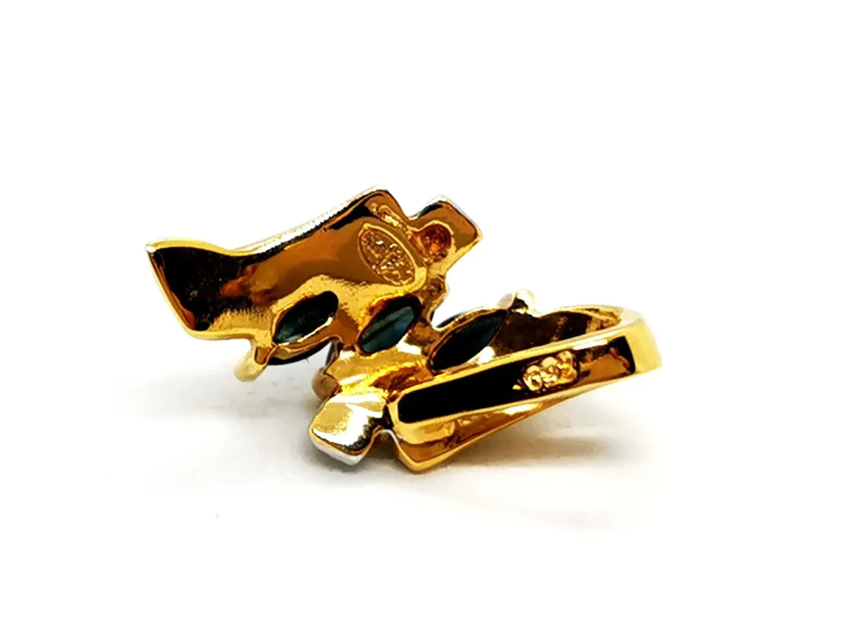 Pendentif Pendentif Or jaune Saphir – Image 7