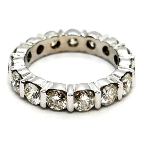 Bague Alliance Or blanc Diamant