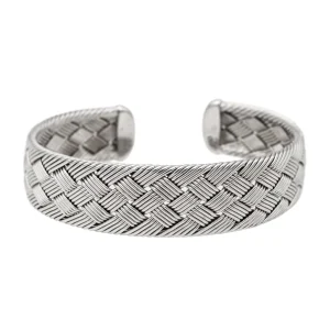 Hermès Bracelet Manchette Or blanc