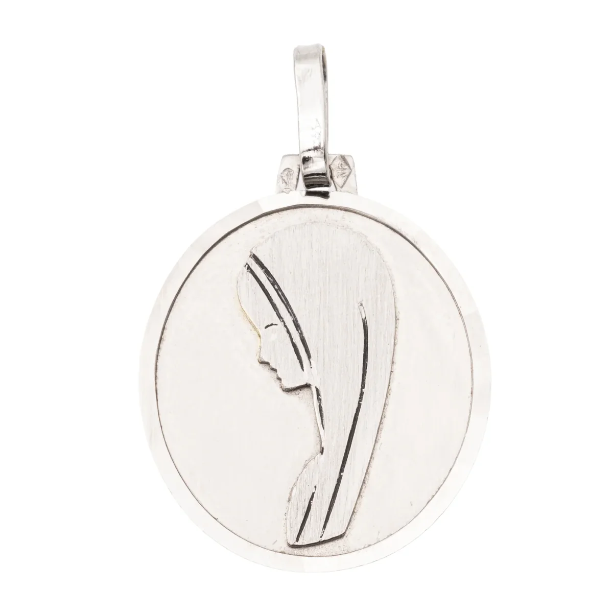 Pendentif Religieux Or blanc – Image 2