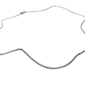 Collier Maille forçat Or blanc
