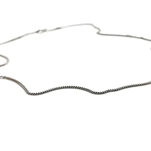 Collier Maille gourmette Or blanc