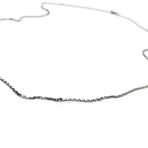 Collier Maille forçat Or blanc