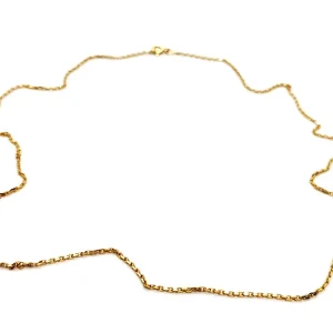 Collier Maille forçat Or jaune