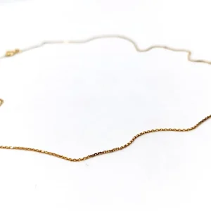 Collier Maille forçat Or jaune