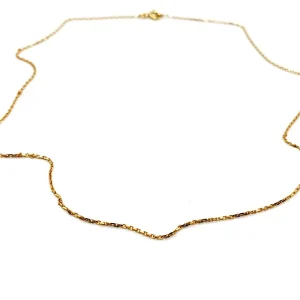 Collier Maille forçat Or jaune