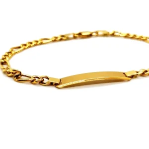 Bracelet Gourmette Or jaune