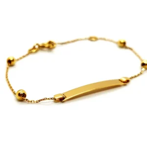 Bracelet Gourmette Or jaune