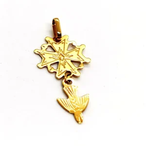 Pendentif Croix Or jaune