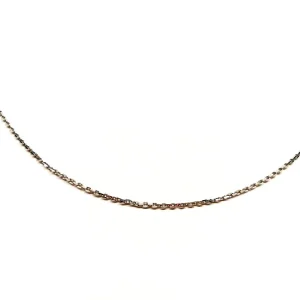 Collier Maille forçat Or blanc