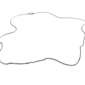 Collier Maille gourmette Or blanc