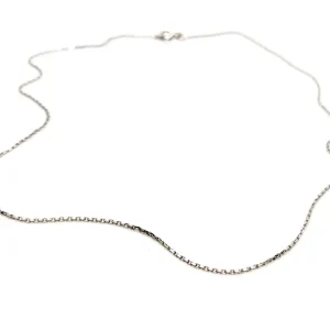 Collier Maille Forçat Or blanc