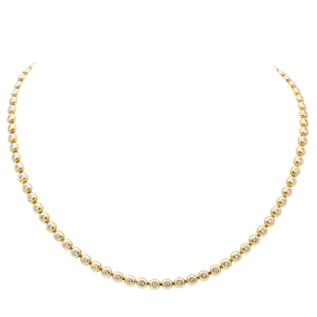 Collier Or jaune Diamant – Image 2