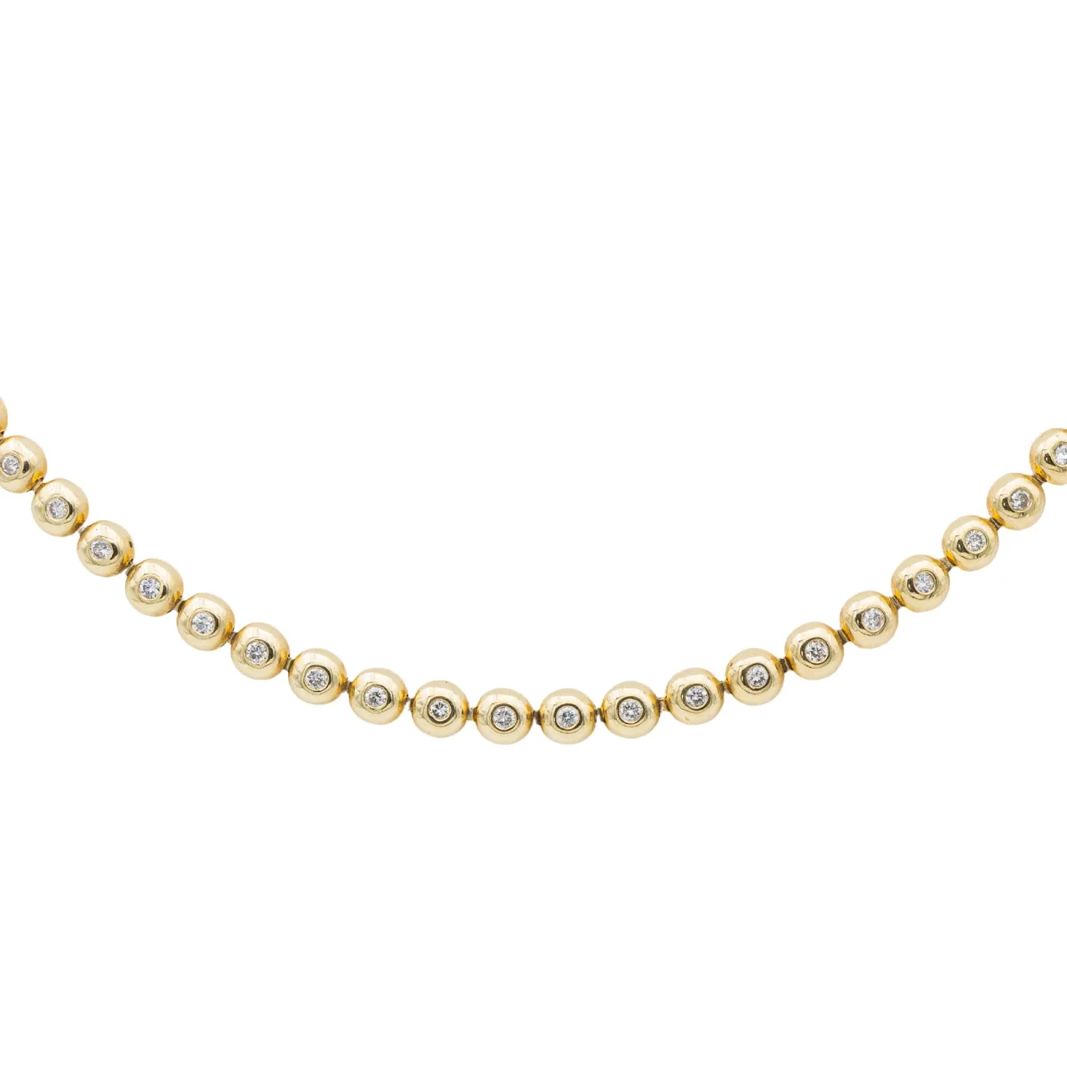 Collier Or jaune Diamant – Image 4