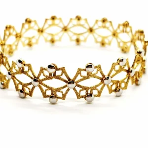 Chimento Bracelet Manchette Or jaune, Or blanc